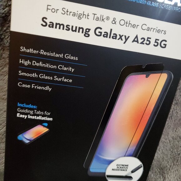 DuraGlass Tempered Glass Screen Protector for Samsung Galaxy A35 5G - Picture 2 of 5